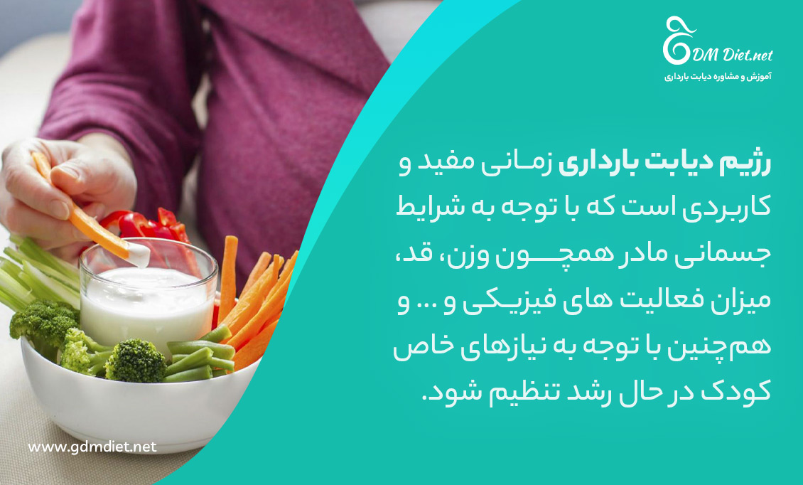 تغذیه در دیابت بارداری