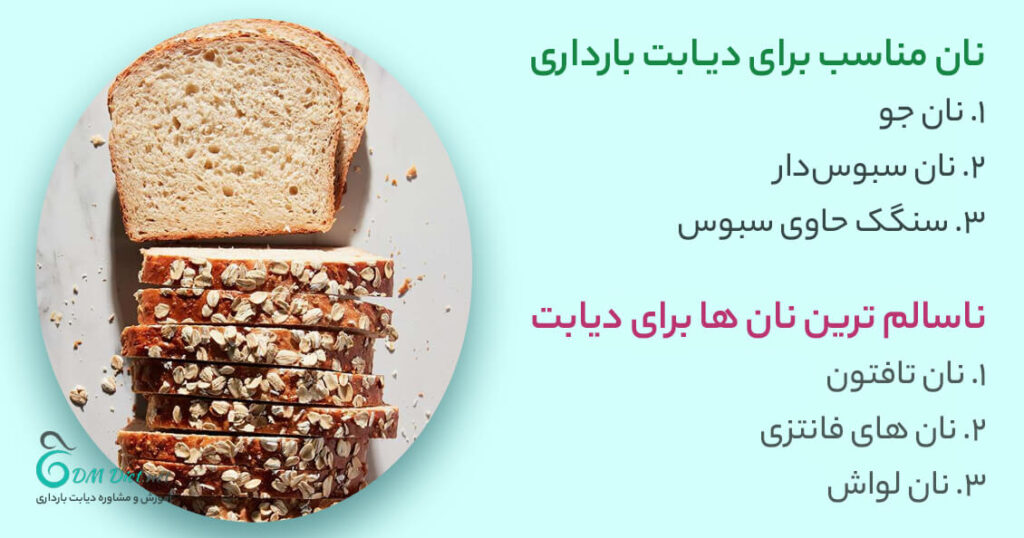 نان مناسب برای دیابت بارداری